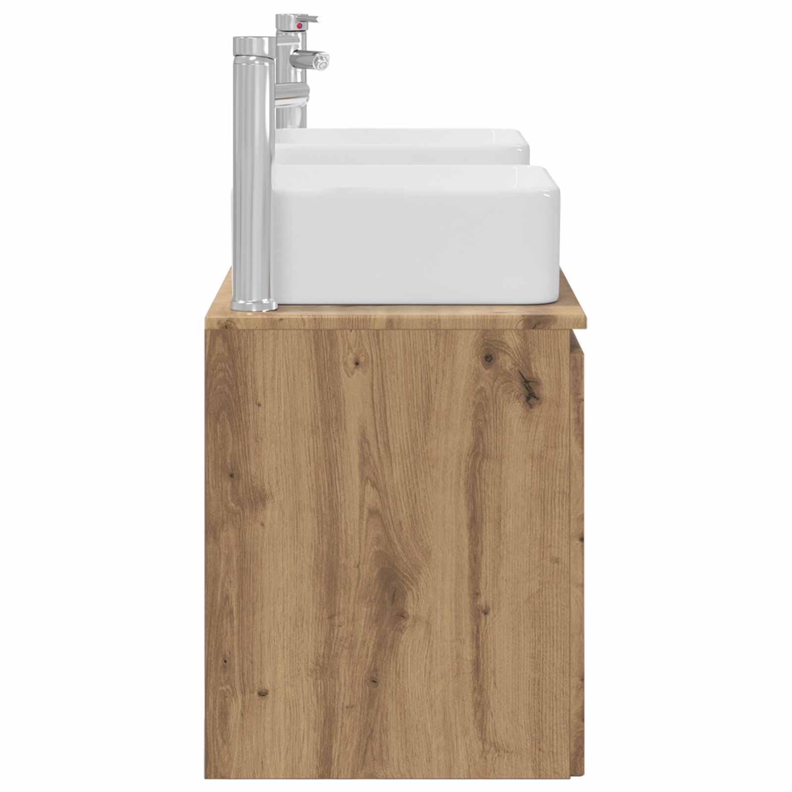 vidaXL Zestaw Szafek Łazienkowych 3 szt. Dąb artisan 53 x 35 x 63 cm
