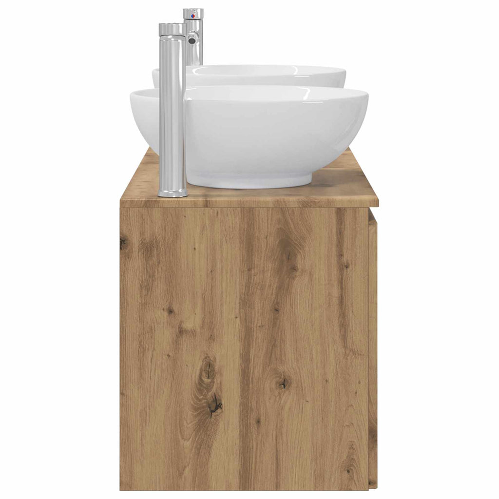 vidaXL Zestaw Szafek Łazienkowych 3 szt. Dąb artisan