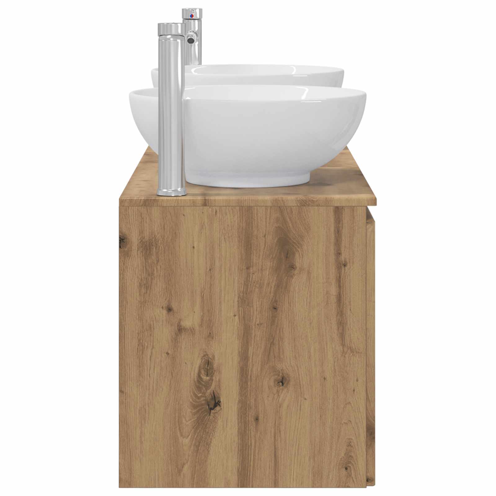 vidaXL Zestaw Szafek Łazienkowych 3 szt. Dąb artisan
