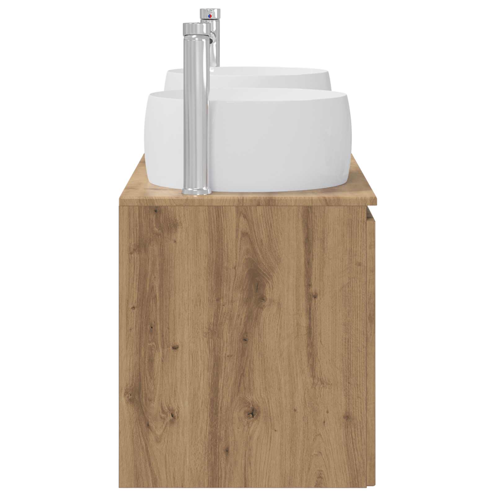 vidaXL Zestaw Szafek Łazienkowych 3 szt. Dąb artisan