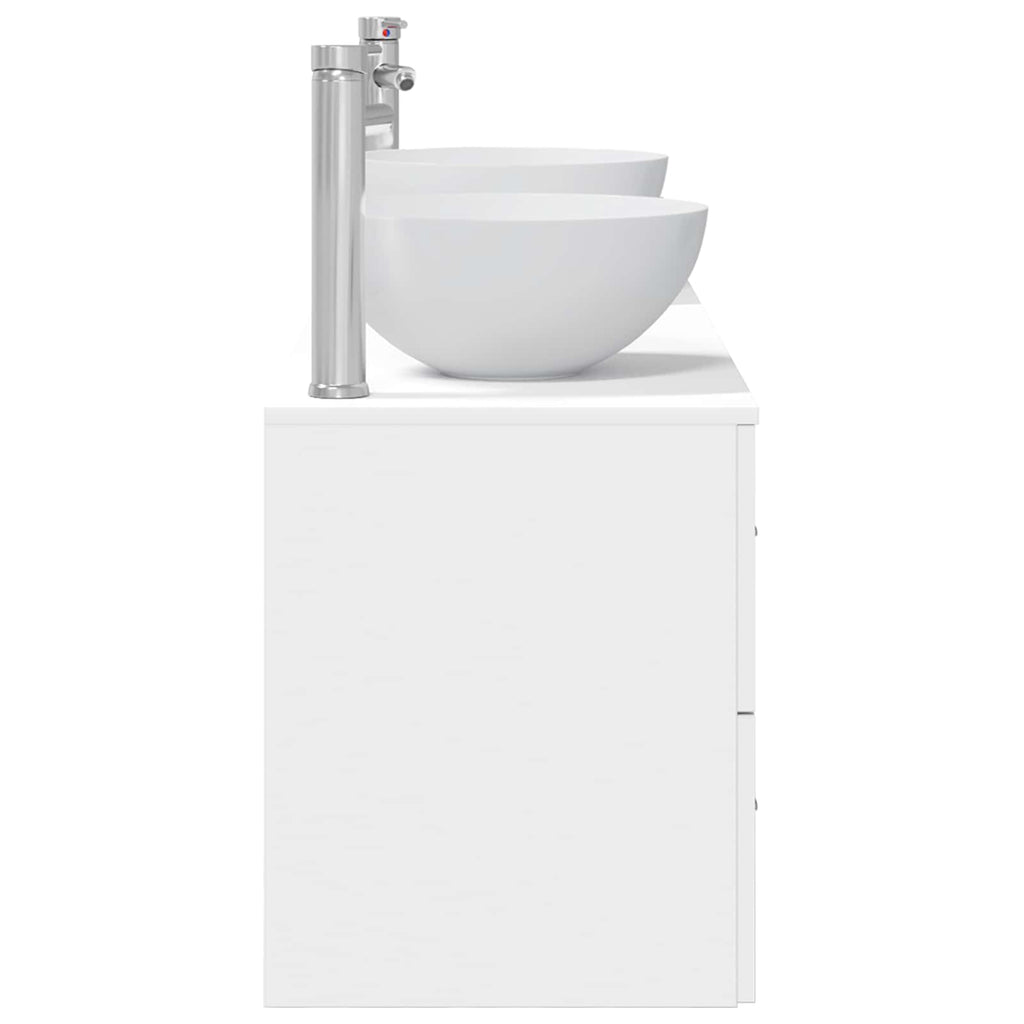 vidaXL Zestaw Szafek Łazienkowych 3 szt. Biały 49,5 x 41 x 64,5 cm