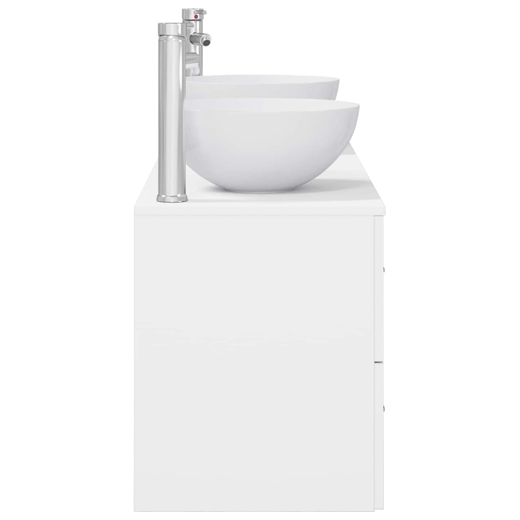 vidaXL Zestaw Szafek Łazienkowych 3 szt. Biały 49,5 x 41 x 64,5 cm