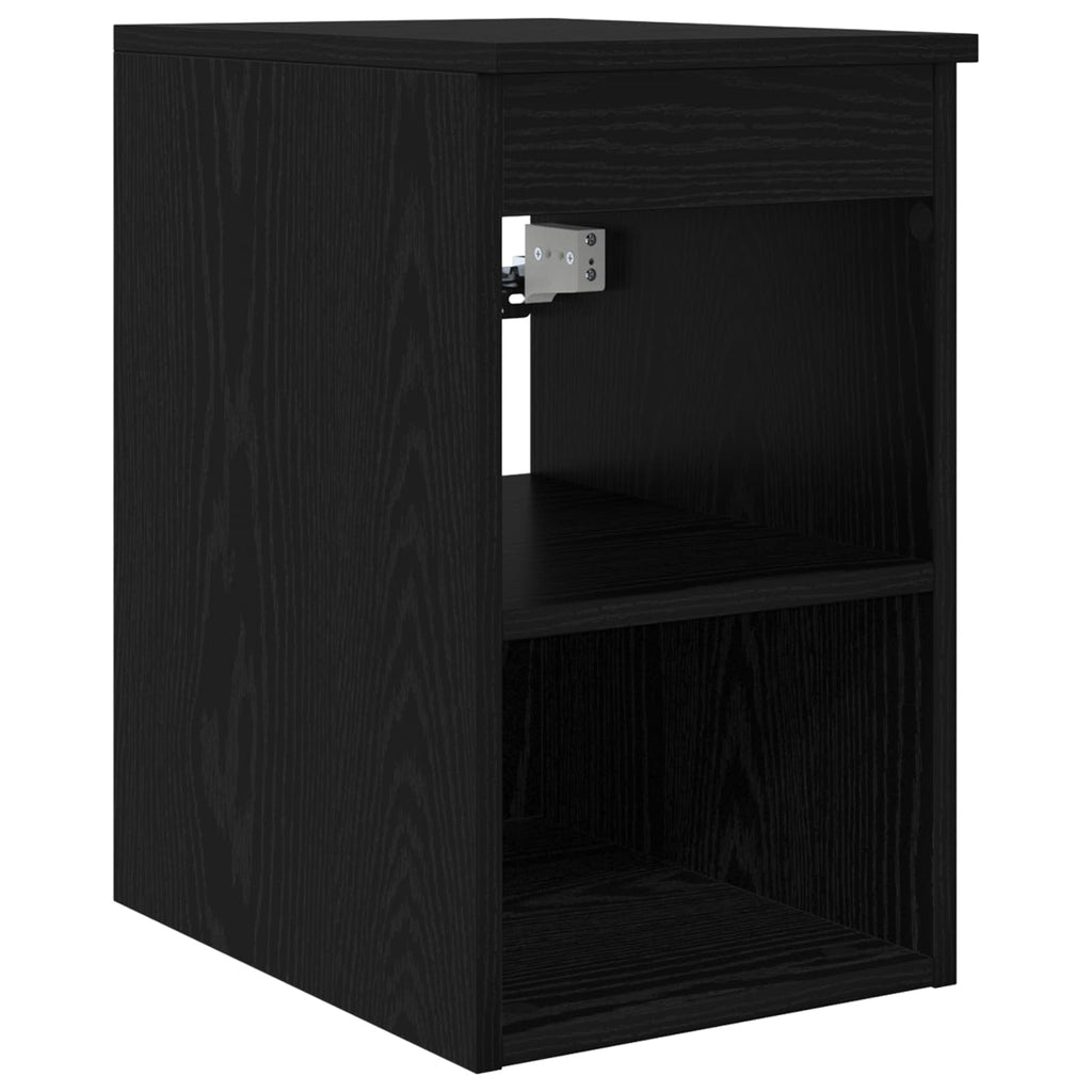 vidaXL Zestaw Szafek Łazienkowych 3 szt. Czarny 49,5 x 44,5 x 65 cm