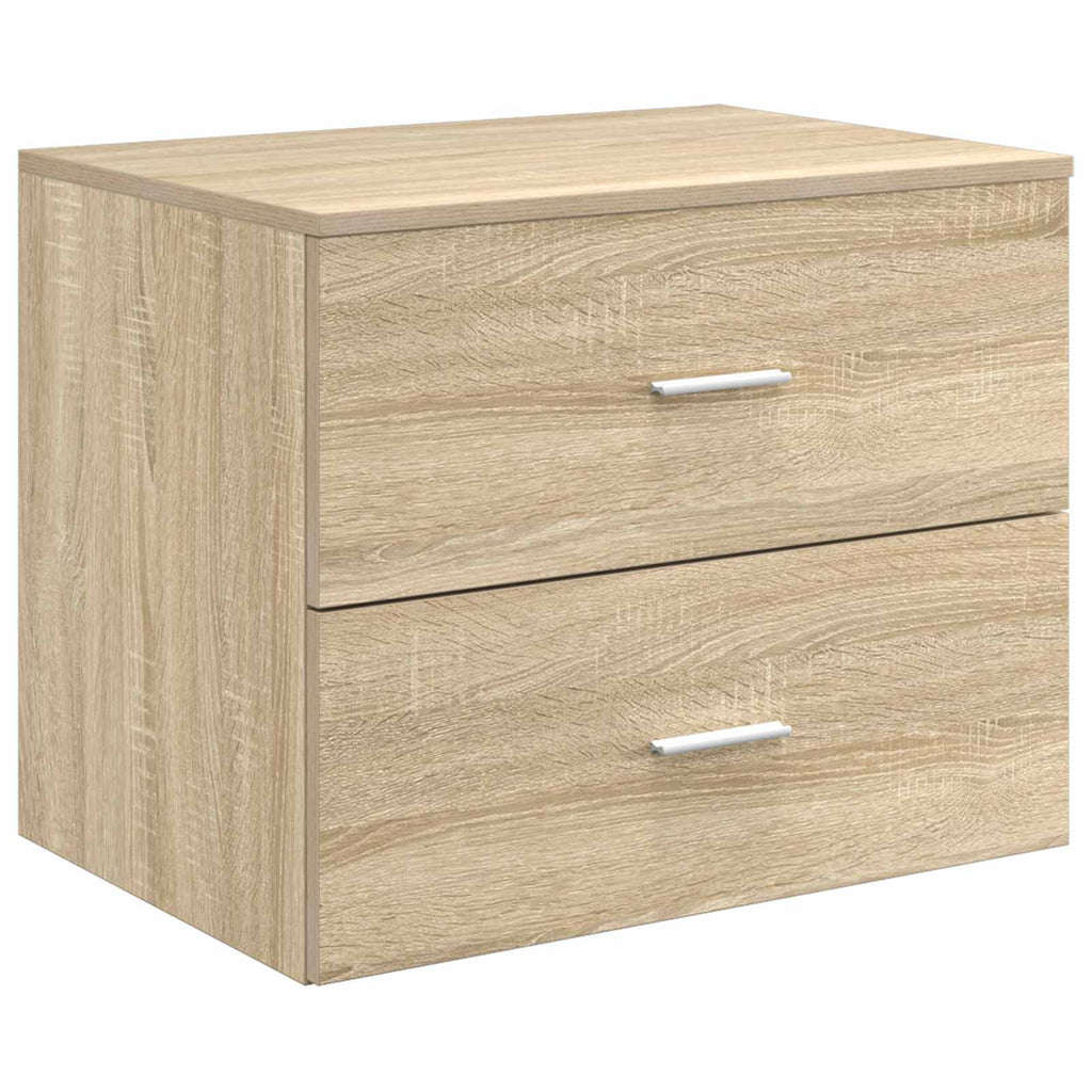 vidaXL Zestaw mebli łazienkowych 3 szt. dąb Sonoma