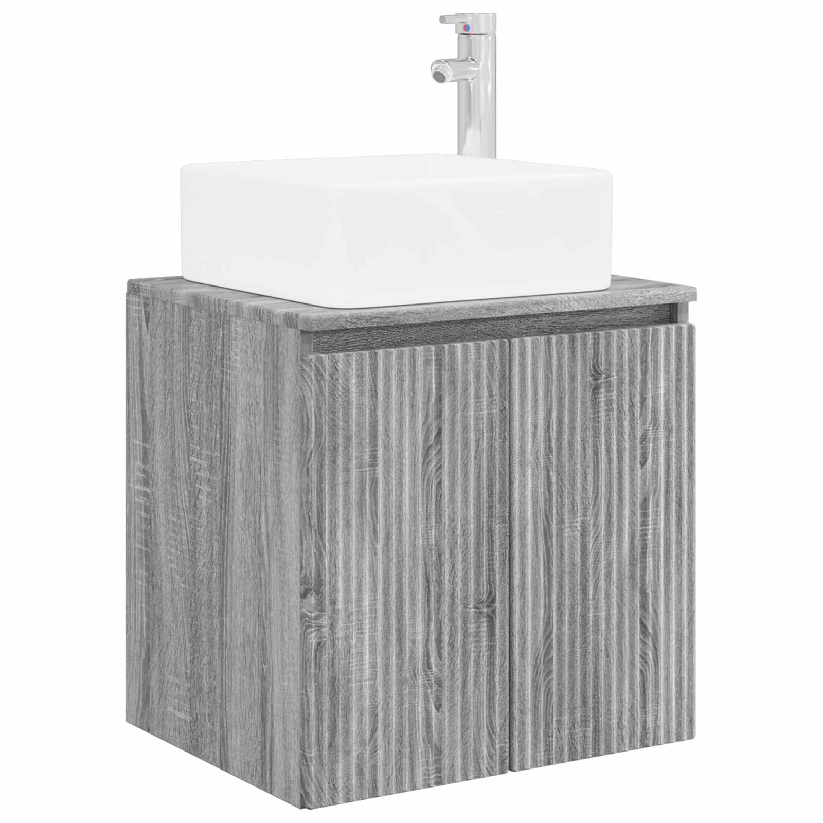vidaXL Zestaw mebli łazienkowych 5 szt. Szary Sonoma
