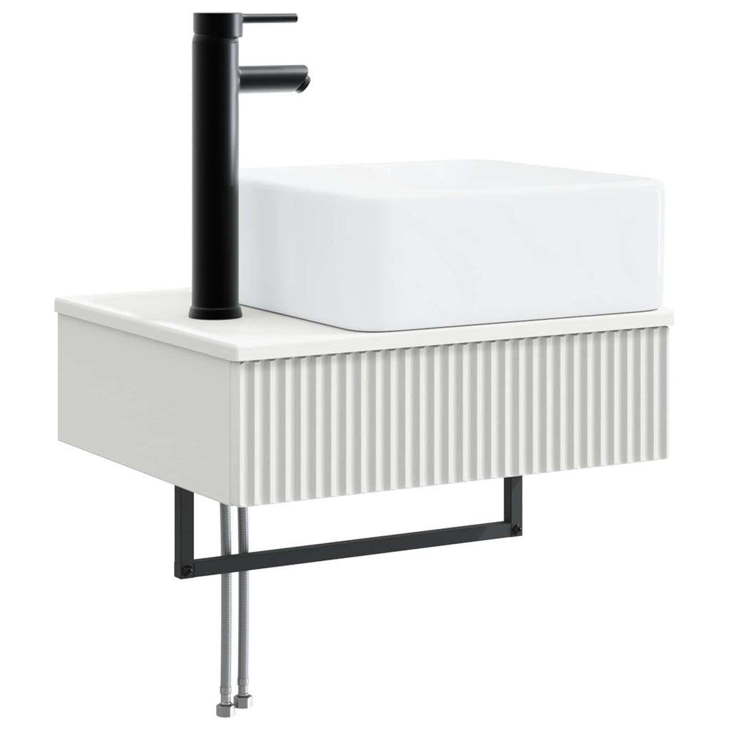vidaXL Zestaw mebli łazienkowych 5 szt. Biały 33 x 34,5 x 160 cm