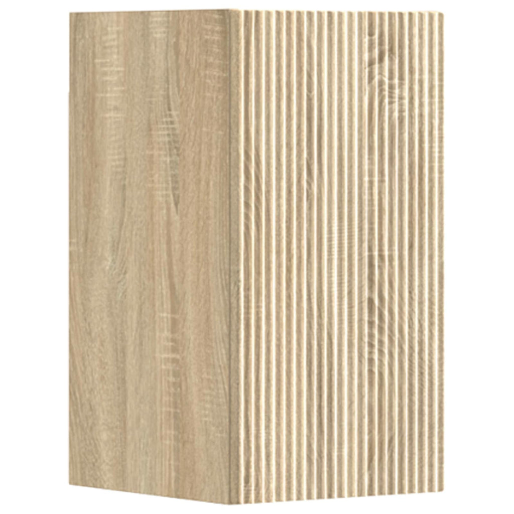 vidaXL Zestaw mebli łazienkowych 3 szt. dąb Sonoma 33 x 34,5 x 160 cm