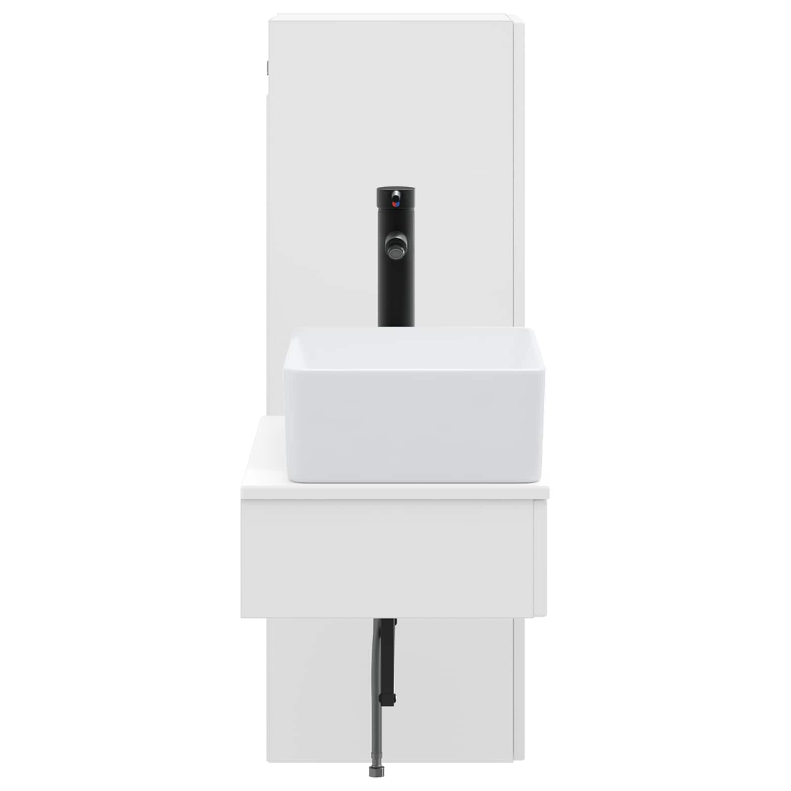 vidaXL Zestaw mebli łazienkowych 2 szt. Biały 33 x 34,5 x 100 cm