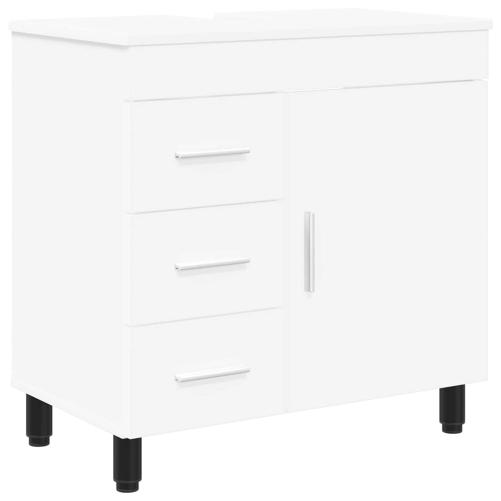 vidaXL Jednostka toaletowa Biały 60 x 35 x 60 cm Drewno inżynieryjne