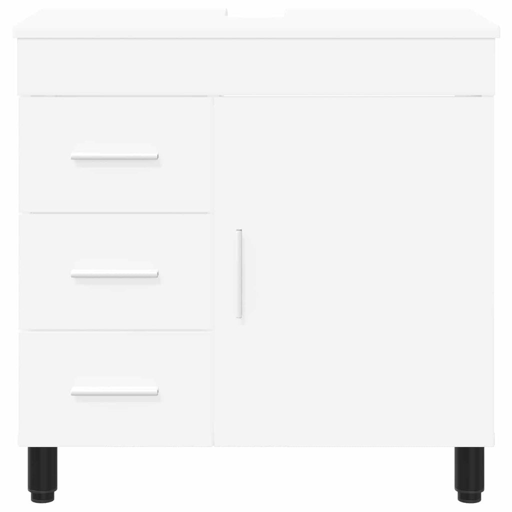 vidaXL Jednostka toaletowa Biały 60 x 35 x 60 cm Drewno inżynieryjne