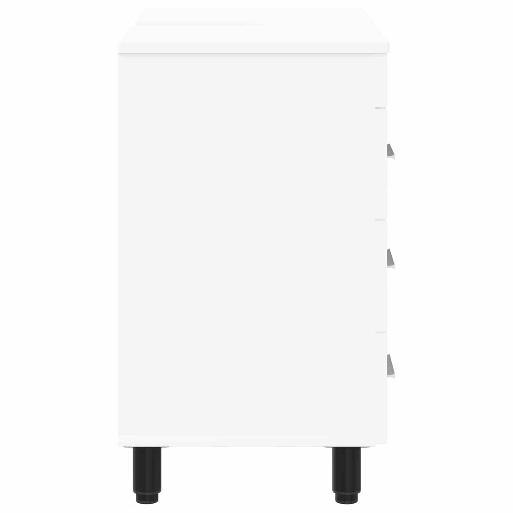 vidaXL Jednostka toaletowa Biały 60 x 35 x 60 cm Drewno inżynieryjne