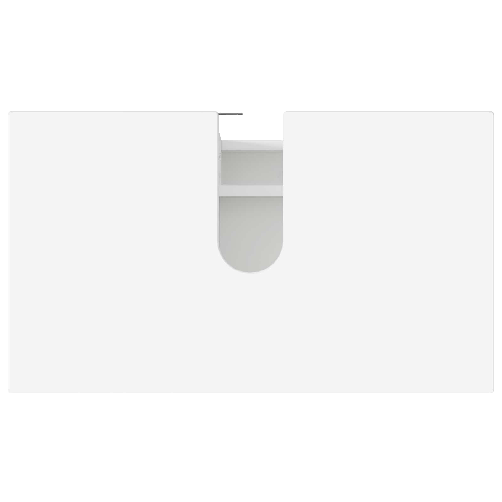 vidaXL Jednostka toaletowa Biały 60 x 35 x 60 cm Drewno inżynieryjne