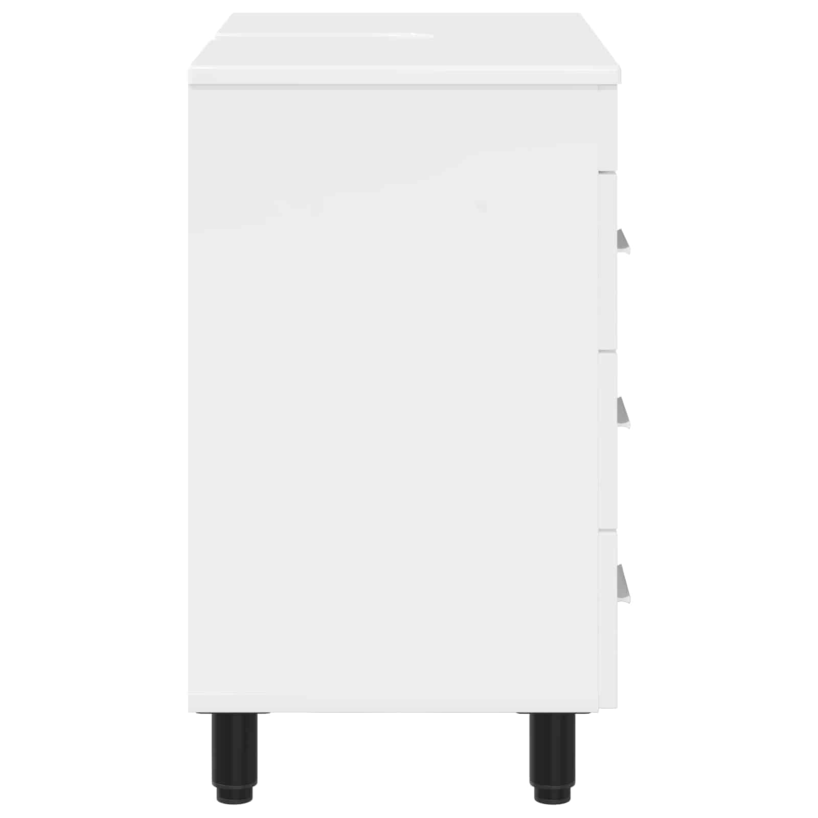 vidaXL Jednostka toaletowa Biały wysoki połysk 60 x 35 x 60 cm