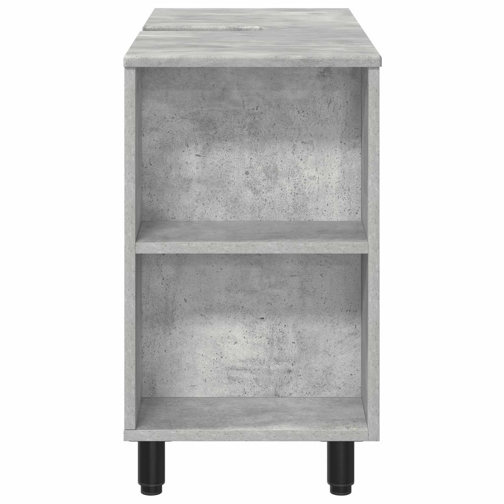 vidaXL Jednostka toaletowa Betonowy szary 80 x 35 x 60 cm