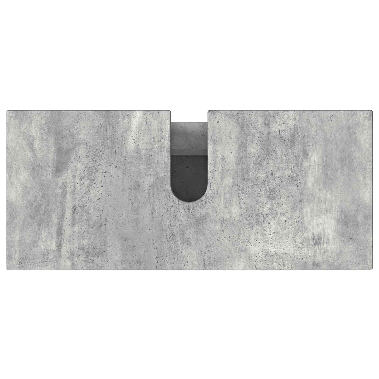 vidaXL Jednostka toaletowa Betonowy szary 80 x 35 x 60 cm