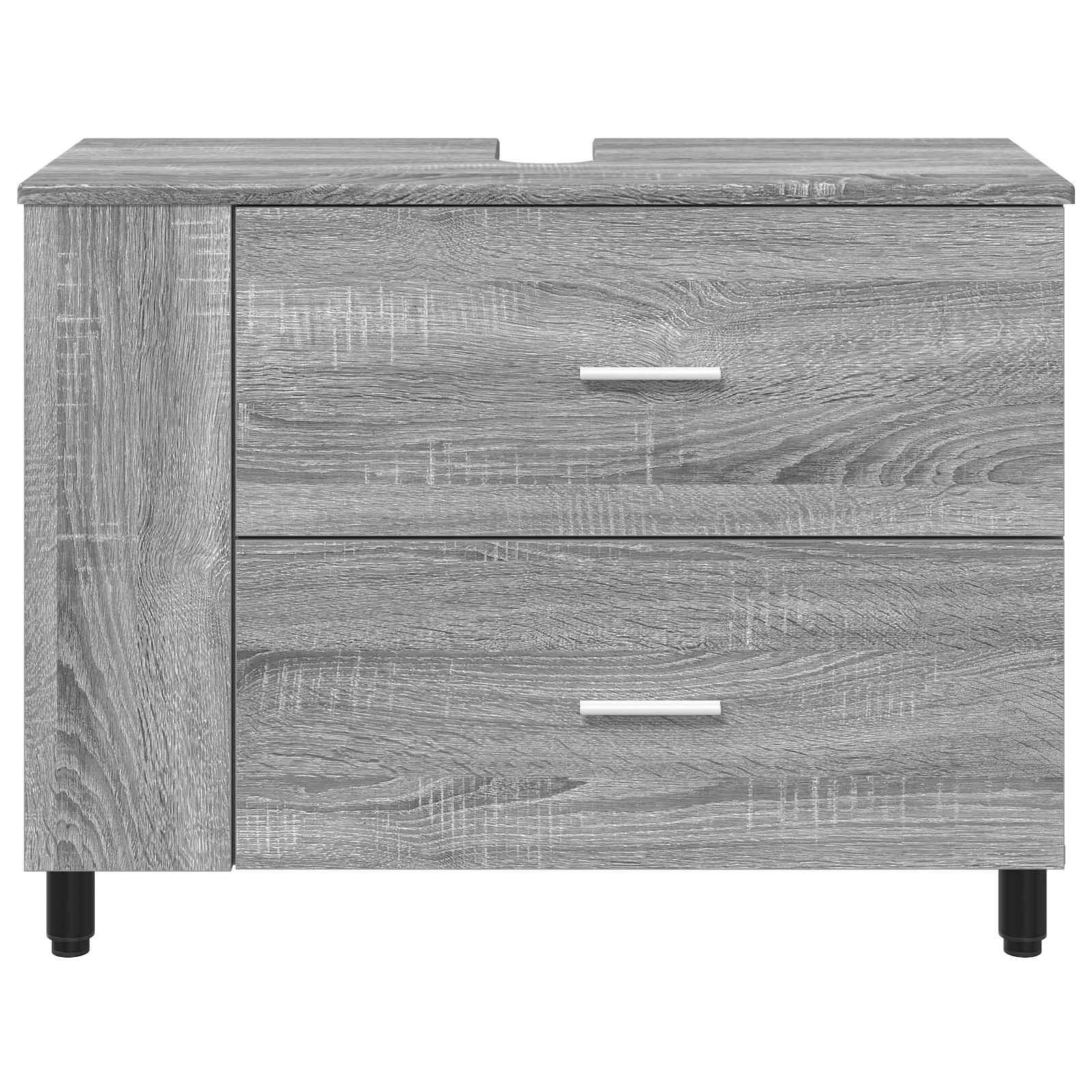 vidaXL Jednostka toaletowa Szary Sonoma 80 x 35 x 60 cm