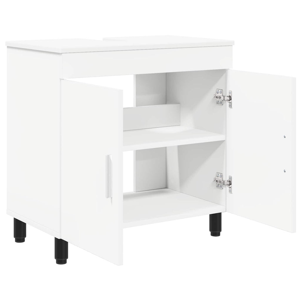 vidaXL Jednostka toaletowa Biały 60 x 35 x 60 cm Drewno inżynieryjne