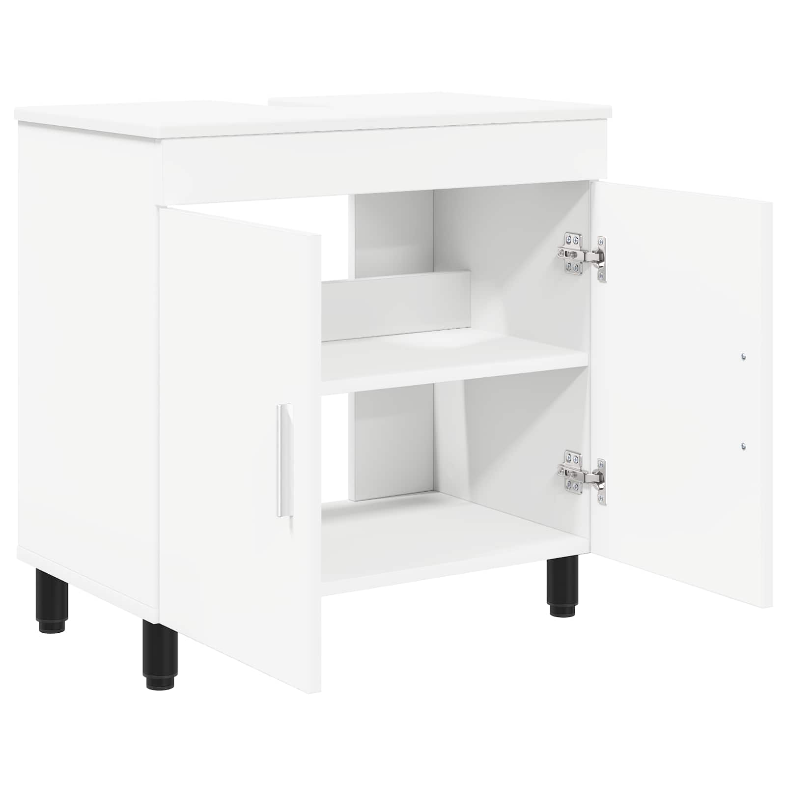 vidaXL Jednostka toaletowa Biały 60 x 35 x 60 cm Drewno inżynieryjne