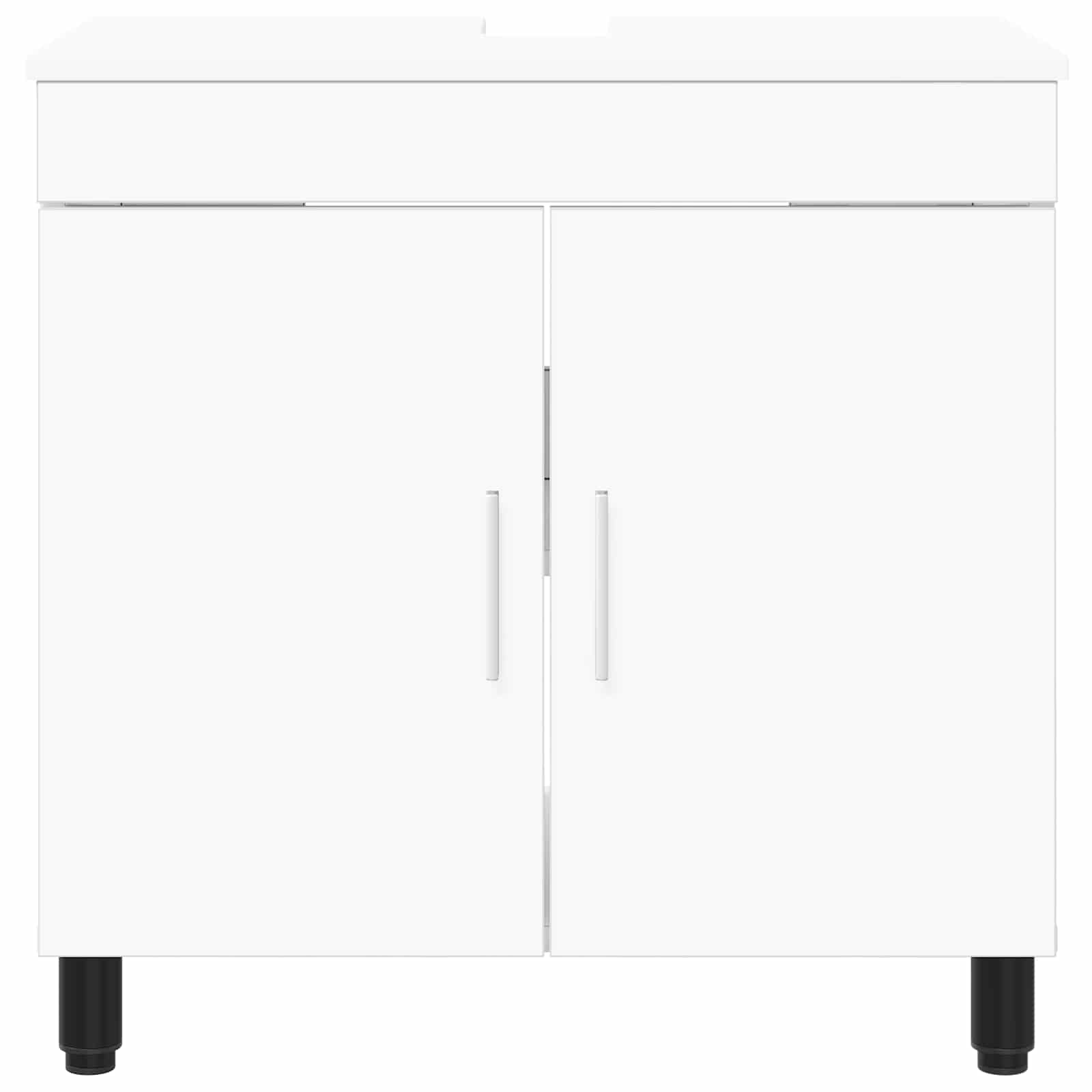 vidaXL Jednostka toaletowa Biały 60 x 35 x 60 cm Drewno inżynieryjne