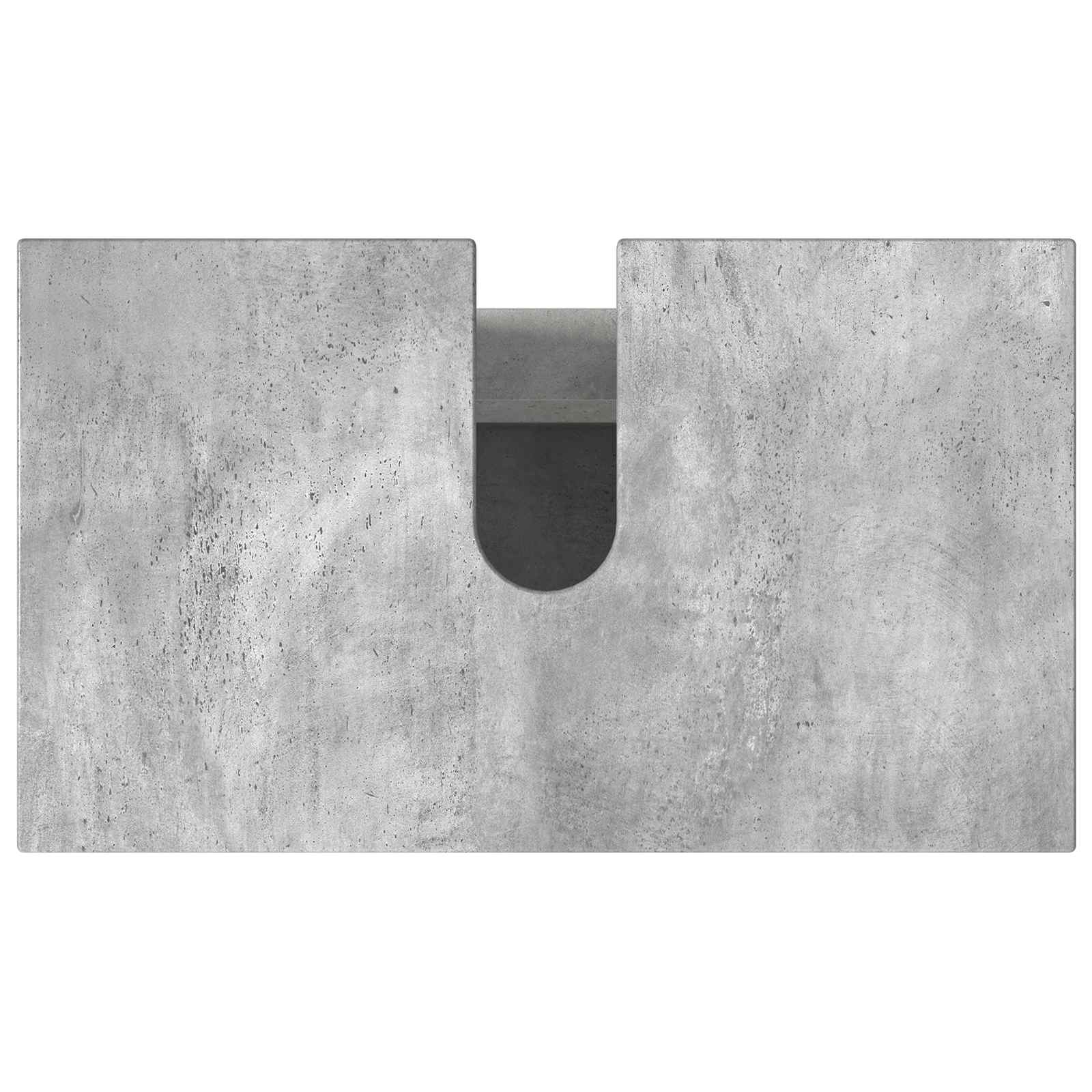 vidaXL Jednostka toaletowa Betonowy szary 60 x 35 x 60 cm