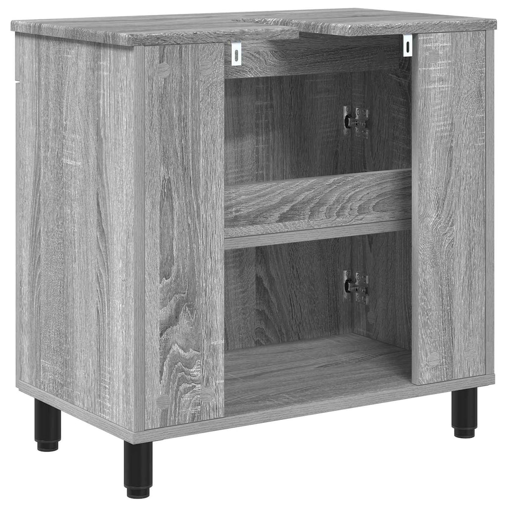vidaXL Jednostka toaletowa Szary Sonoma 60 x 35 x 60 cm