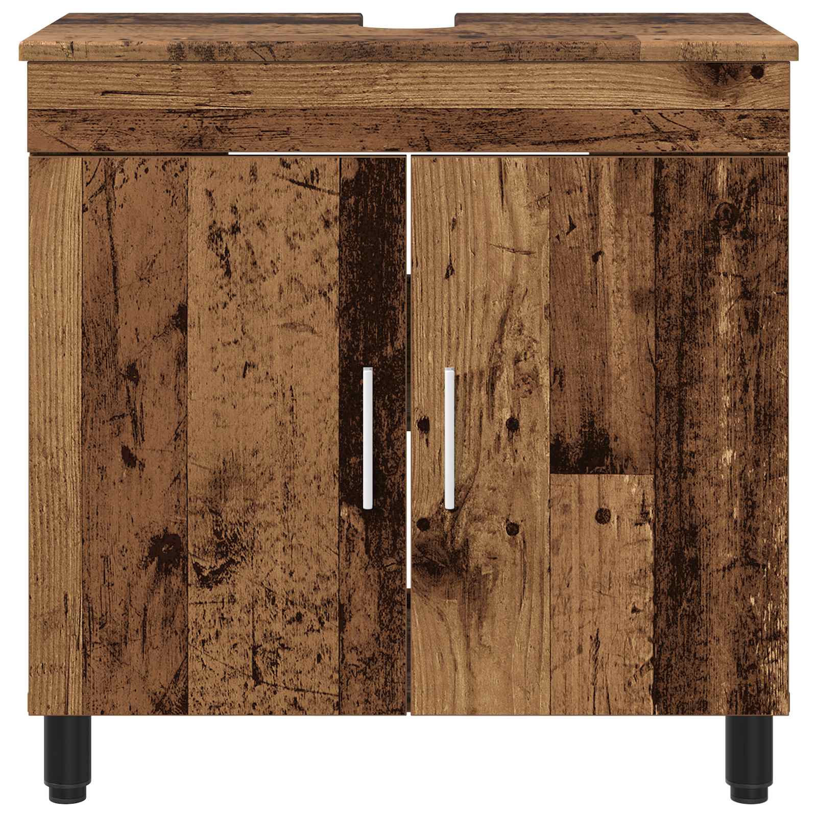 vidaXL Jednostka toaletowa Stare drewno 60 x 35 x 60 cm
