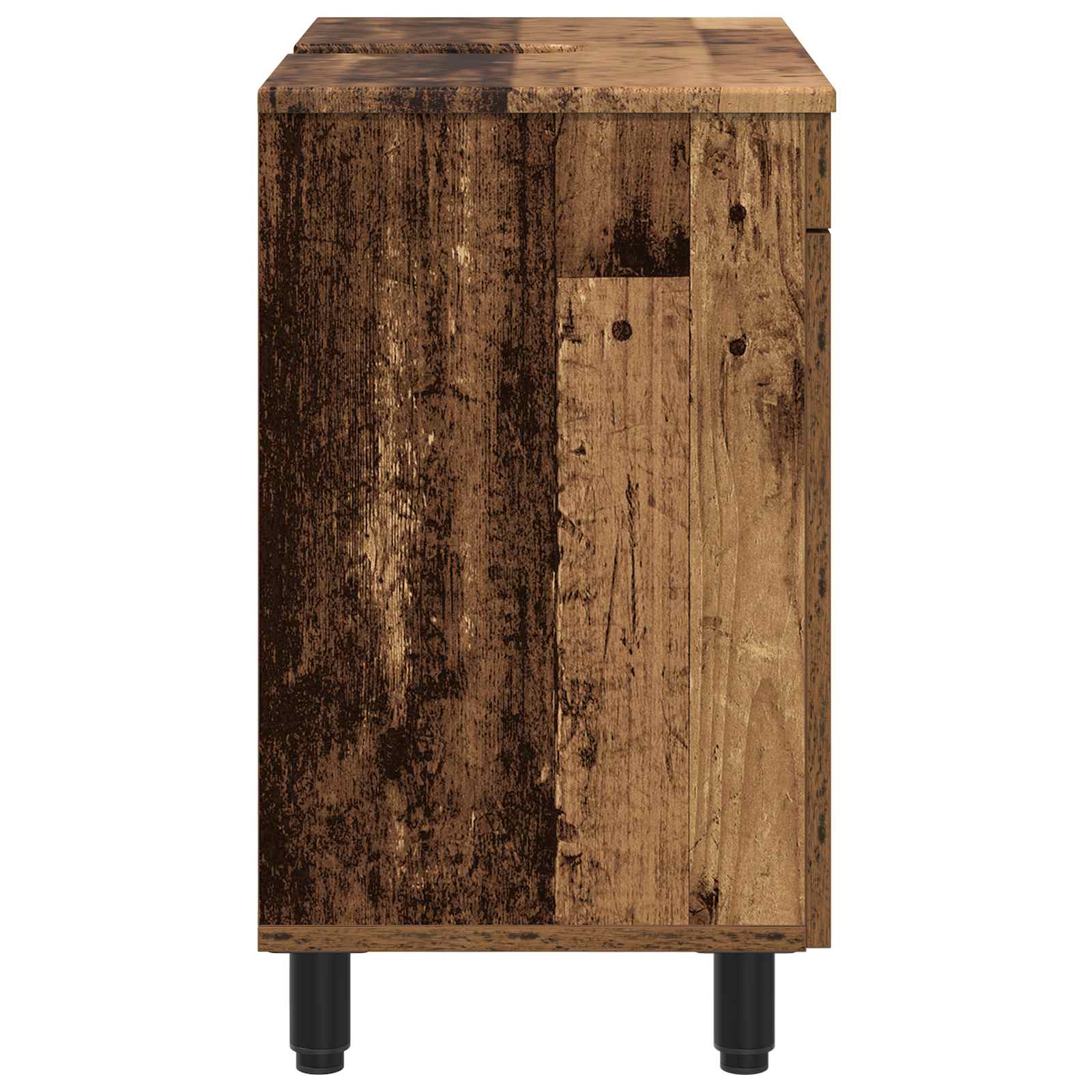vidaXL Jednostka toaletowa Stare drewno 60 x 35 x 60 cm