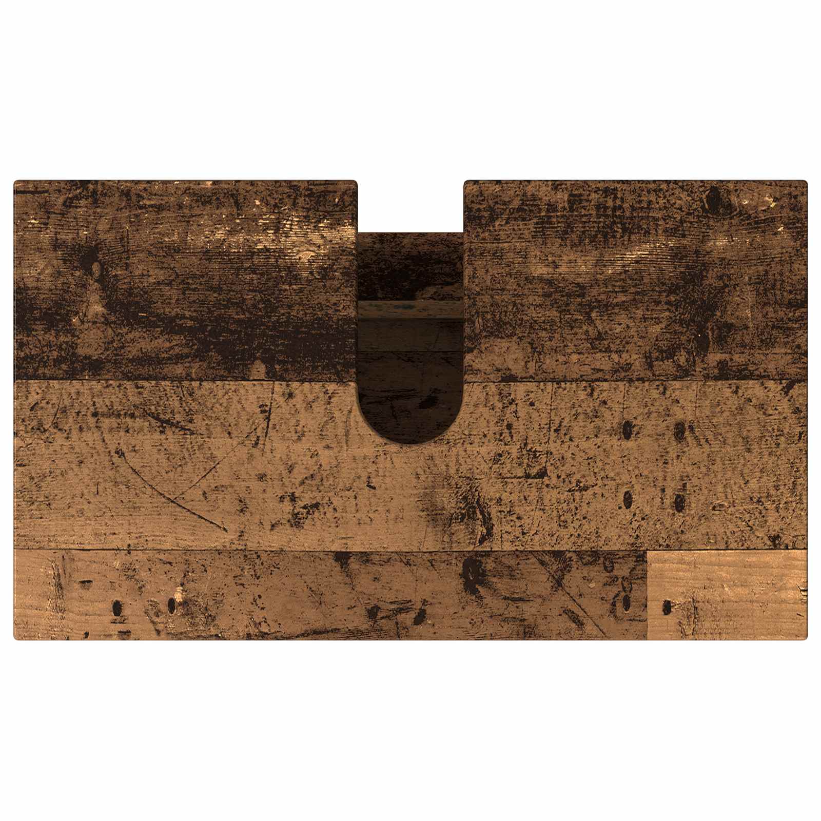 vidaXL Jednostka toaletowa Stare drewno 60 x 35 x 60 cm