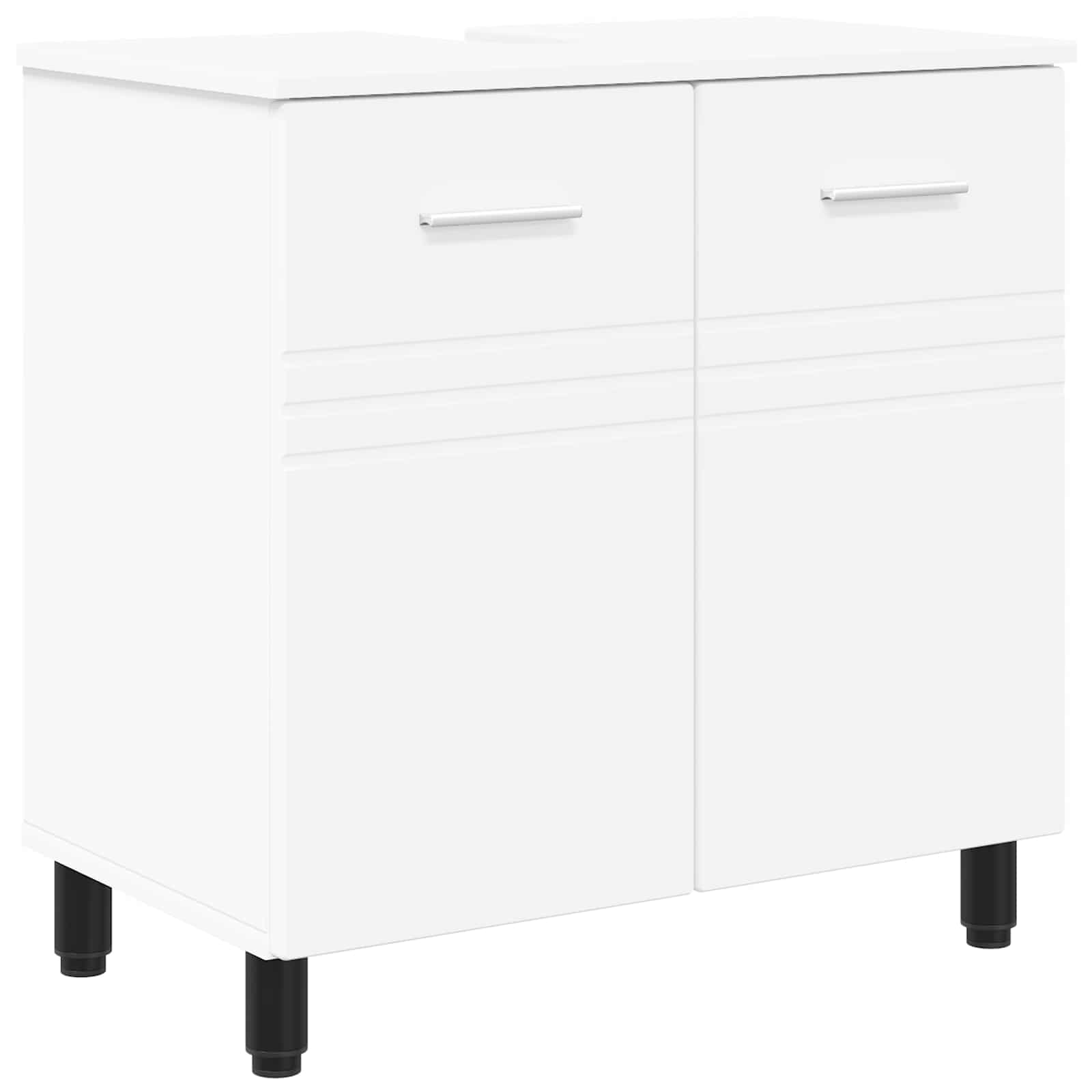 vidaXL Jednostka toaletowa Biały 60 x 35 x 60 cm Drewno inżynieryjne