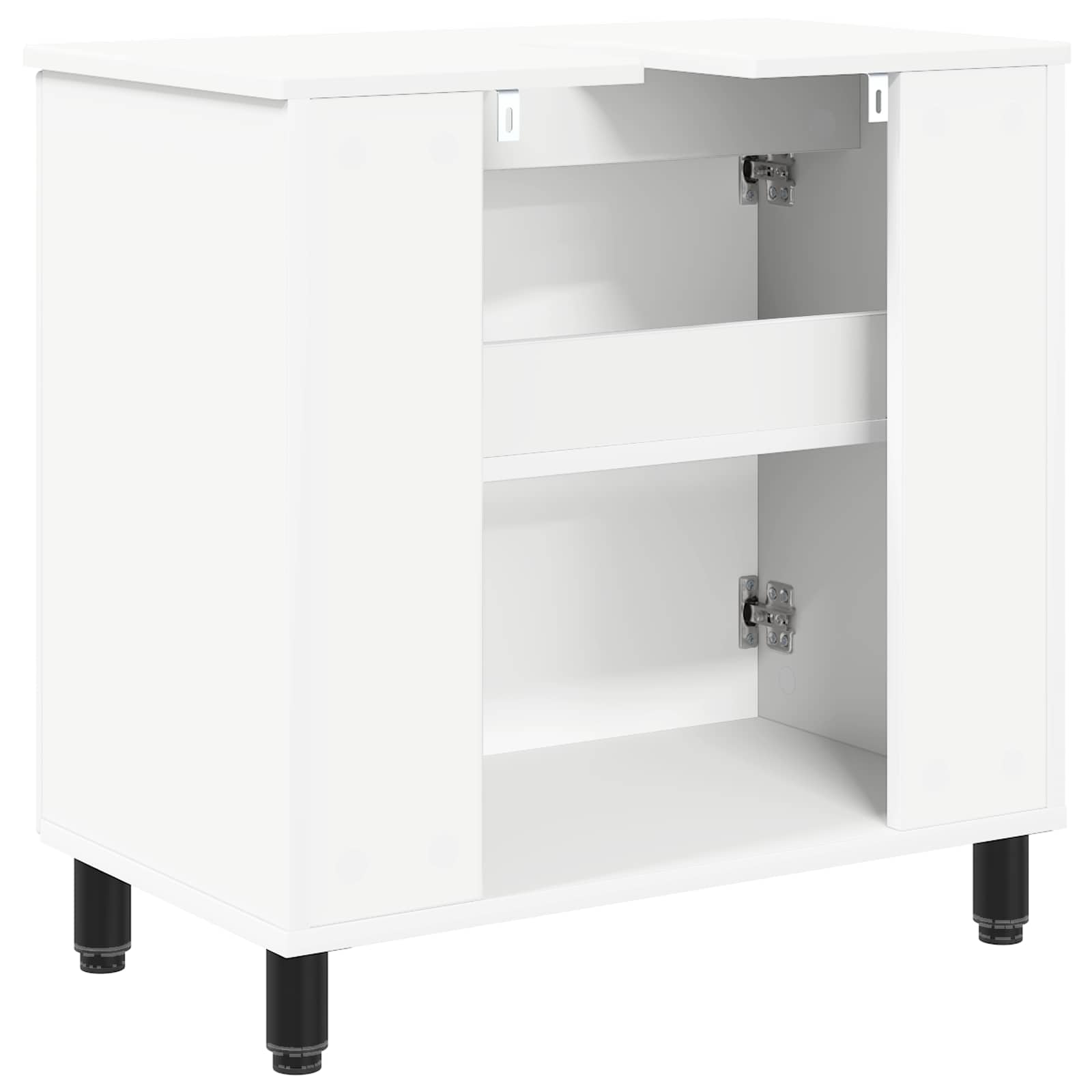 vidaXL Jednostka toaletowa Biały 60 x 35 x 60 cm Drewno inżynieryjne