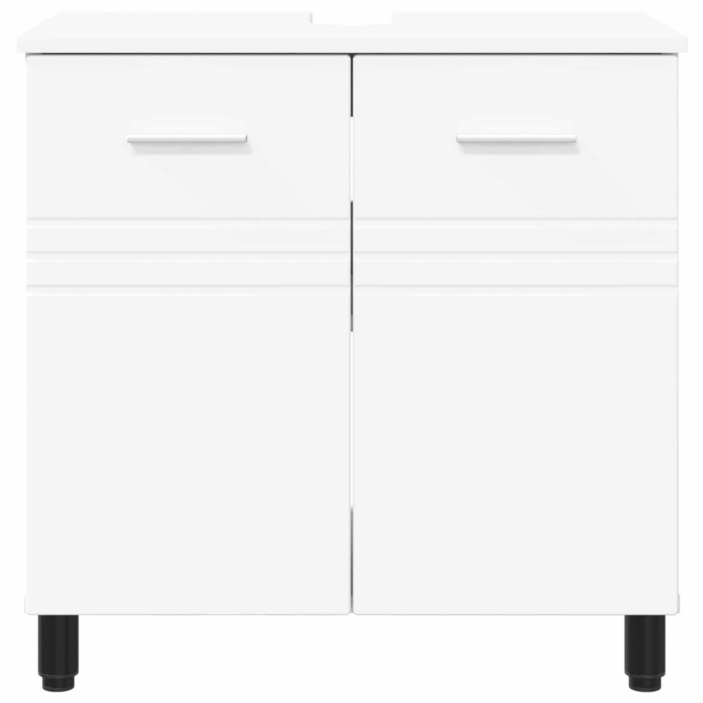 vidaXL Jednostka toaletowa Biały 60 x 35 x 60 cm Drewno inżynieryjne