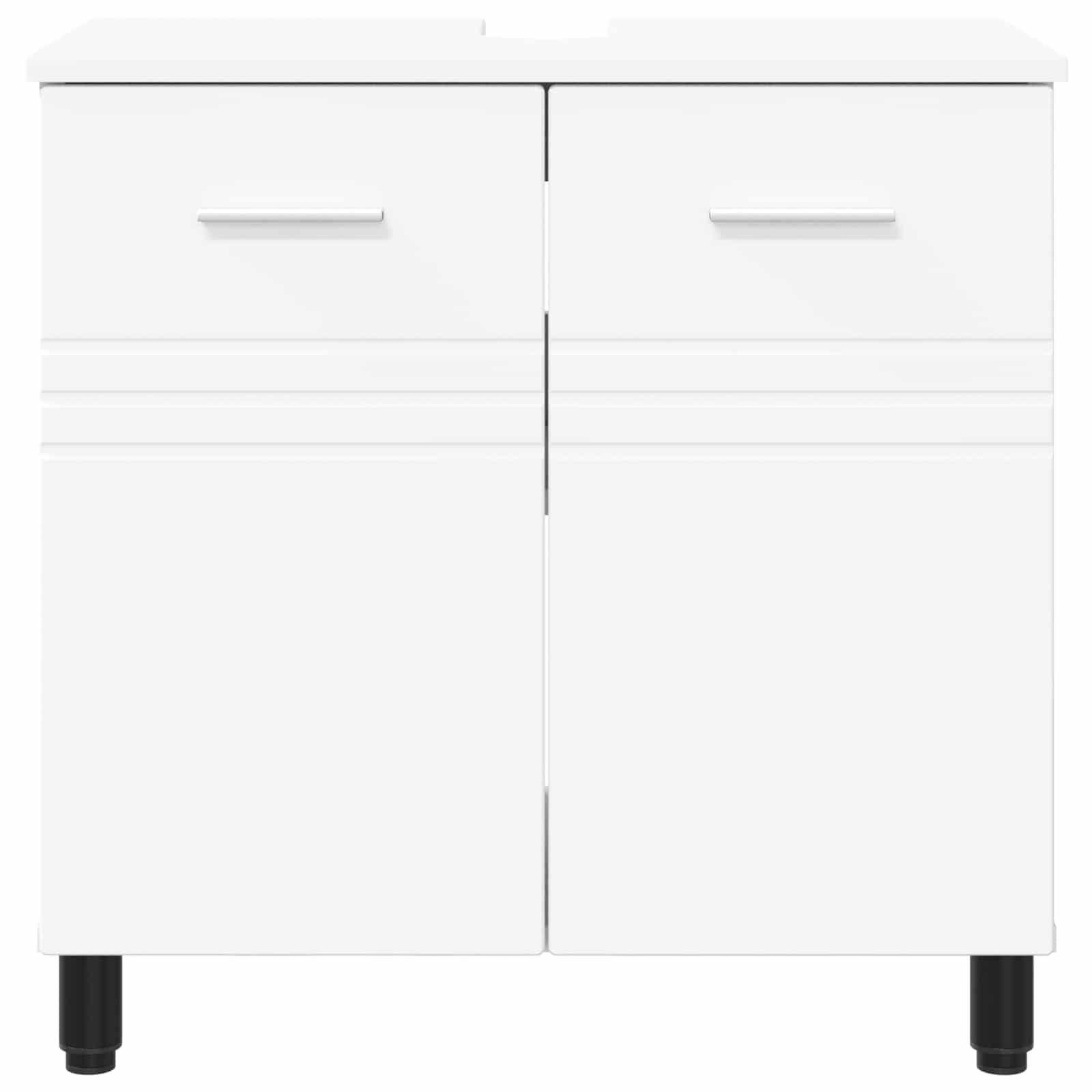 vidaXL Jednostka toaletowa Biały 60 x 35 x 60 cm Drewno inżynieryjne