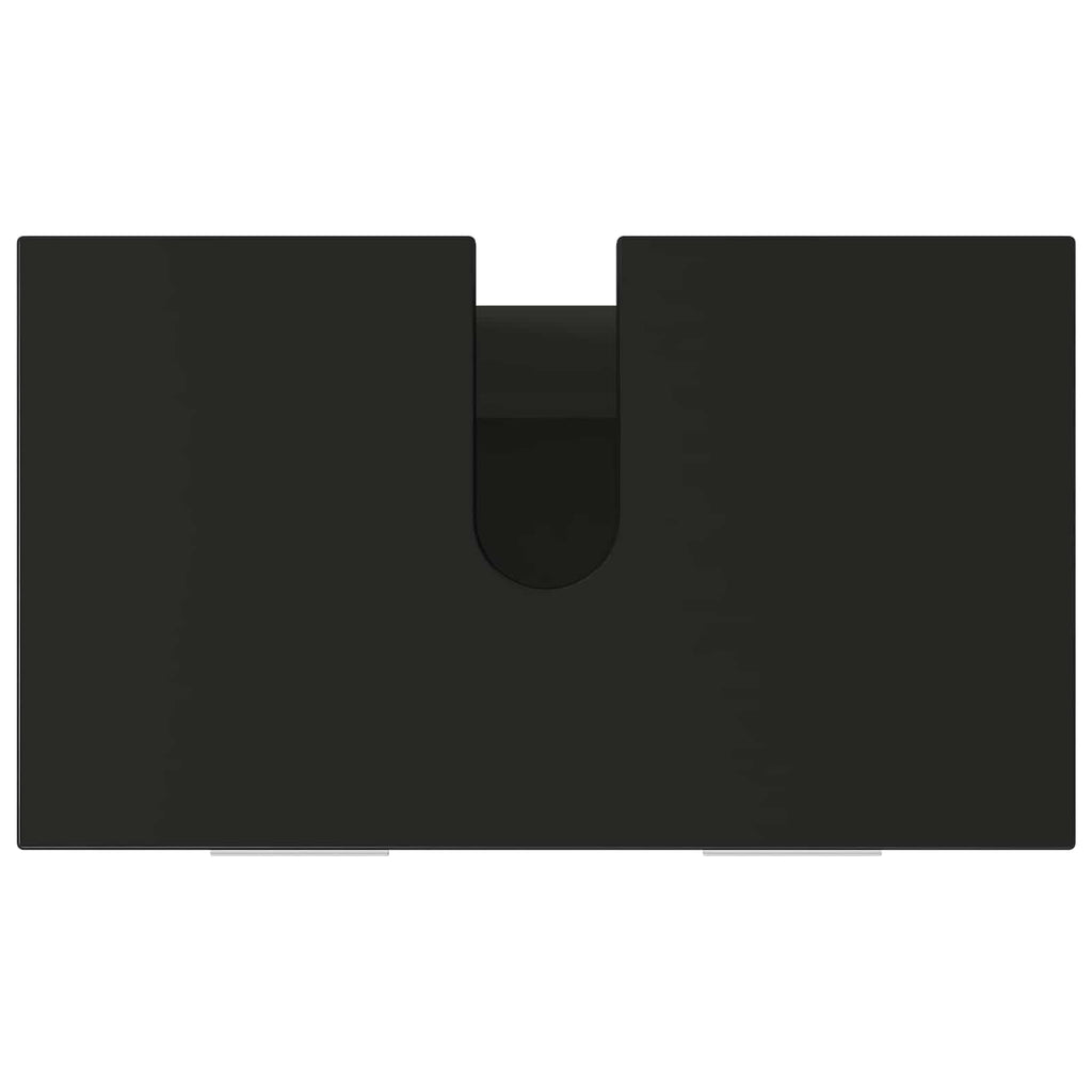 vidaXL Jednostka toaletowa Czarny 60 x 35 x 60 cm Drewno inżynieryjne