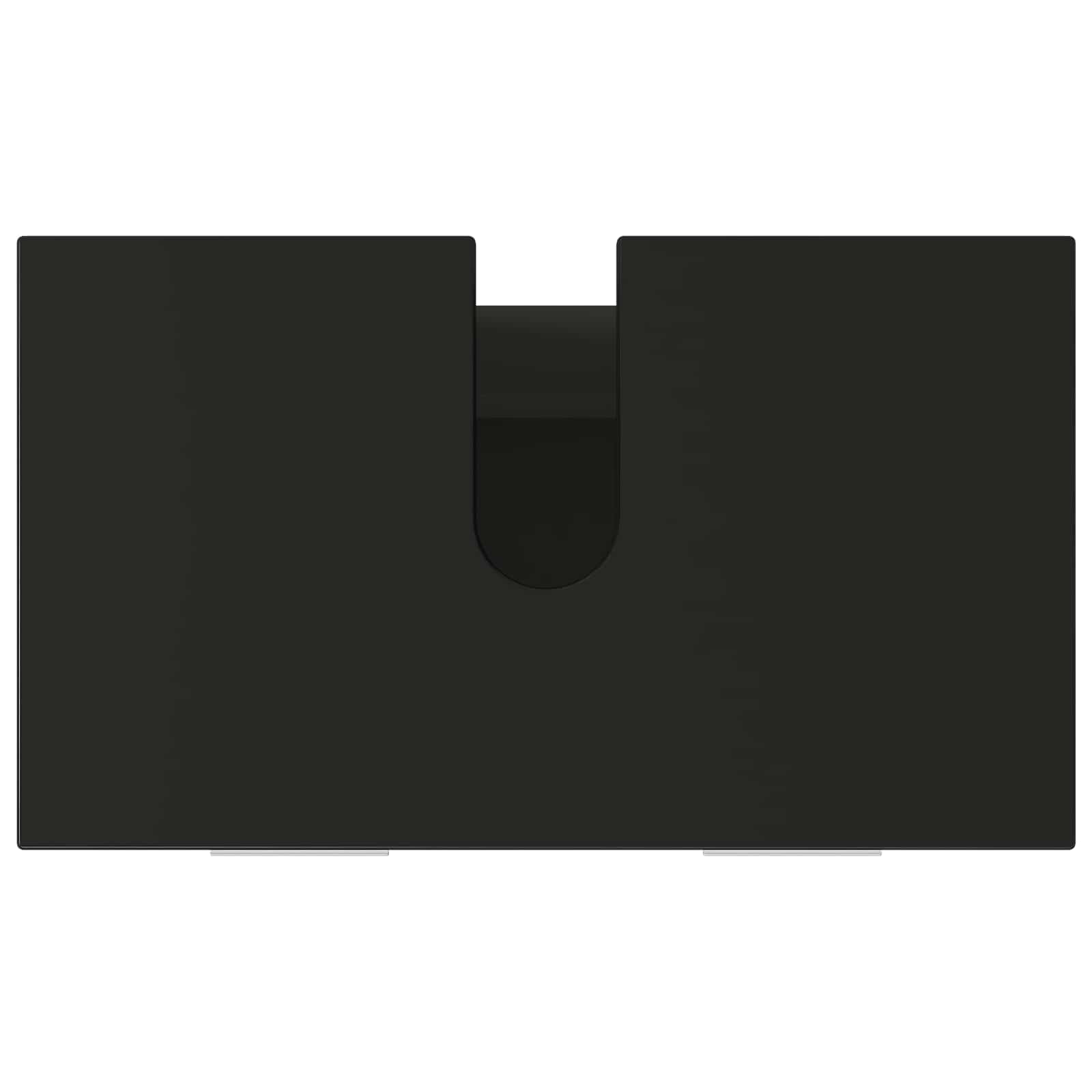 vidaXL Jednostka toaletowa Czarny 60 x 35 x 60 cm Drewno inżynieryjne