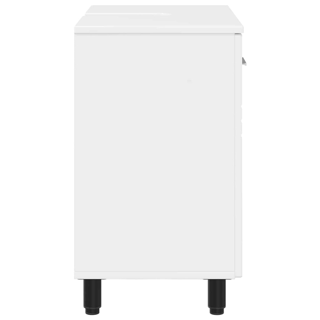 vidaXL Jednostka toaletowa Biały wysoki połysk 60 x 35 x 60 cm