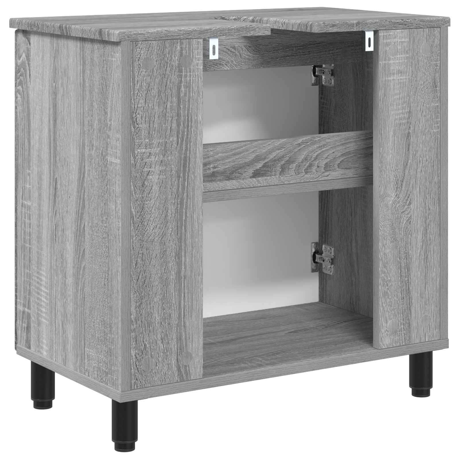 vidaXL Jednostka toaletowa Szary Sonoma 60 x 35 x 60 cm