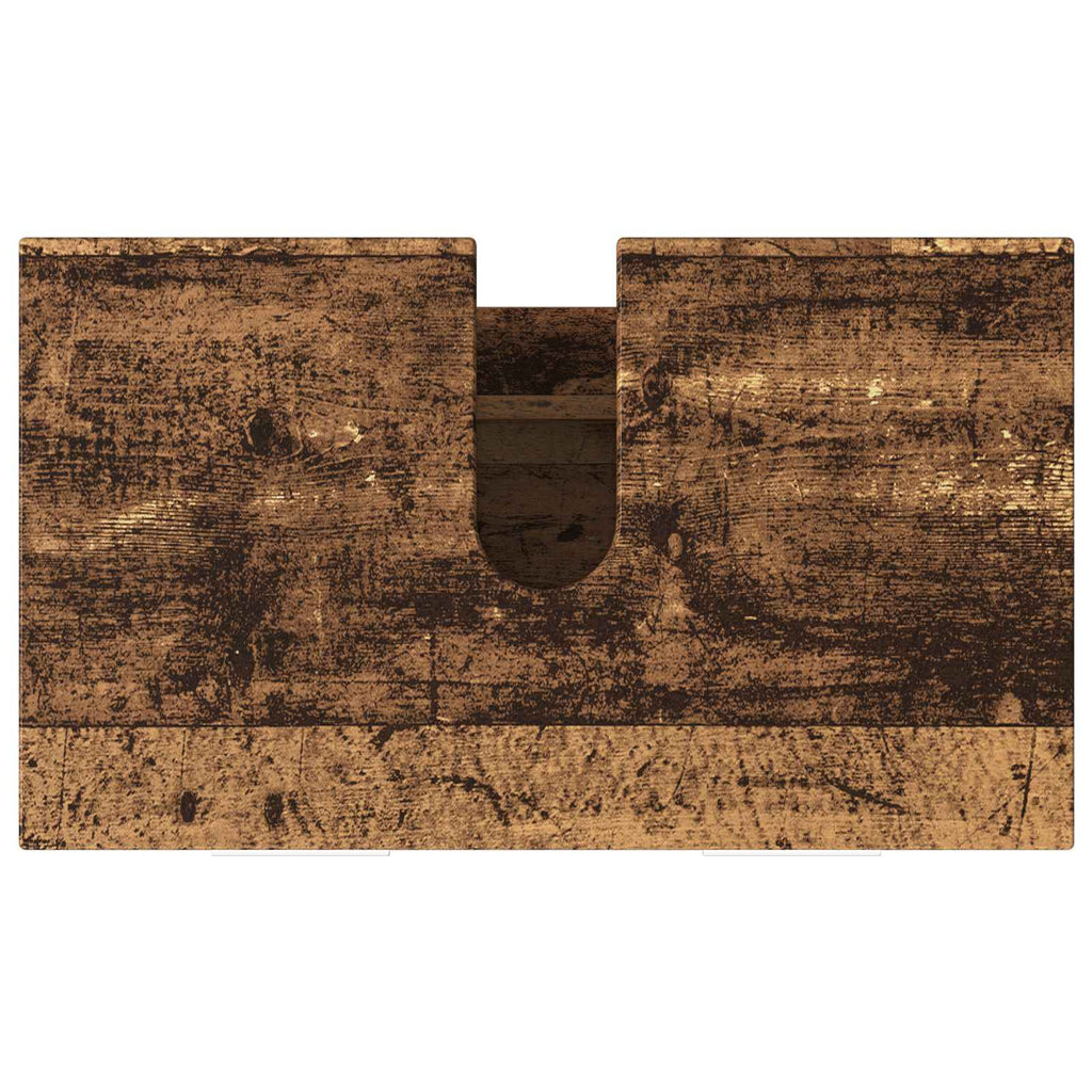 vidaXL Jednostka toaletowa Stare drewno 60 x 35 x 60 cm