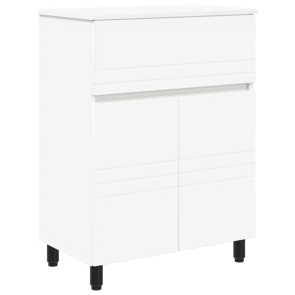 vidaXL Jednostka toaletowa Biały 60 x 35 x 80 cm Drewno inżynieryjne