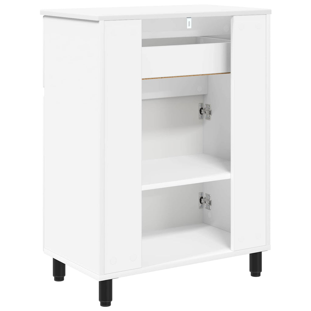 vidaXL Jednostka toaletowa Biały 60 x 35 x 80 cm Drewno inżynieryjne