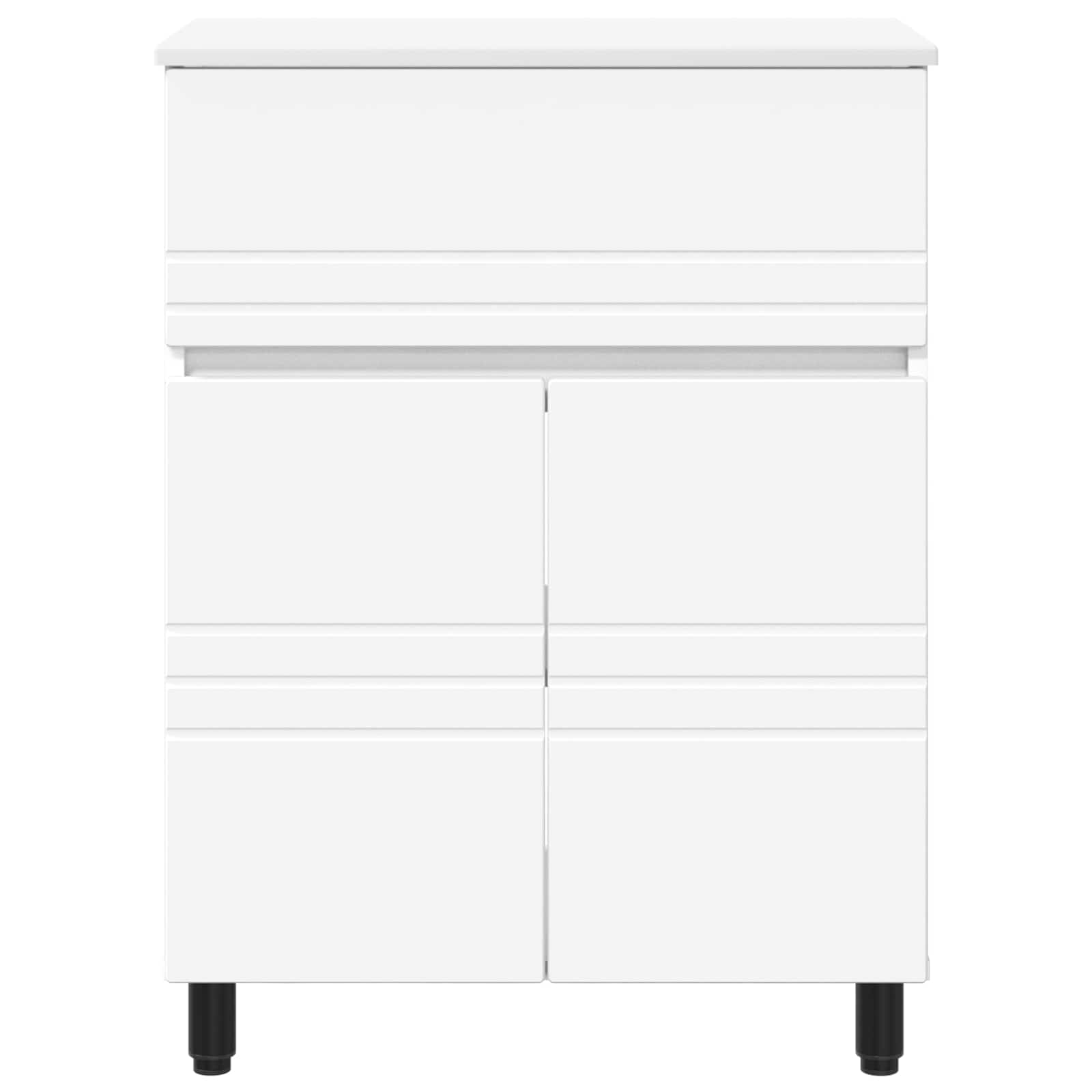 vidaXL Jednostka toaletowa Biały 60 x 35 x 80 cm Drewno inżynieryjne