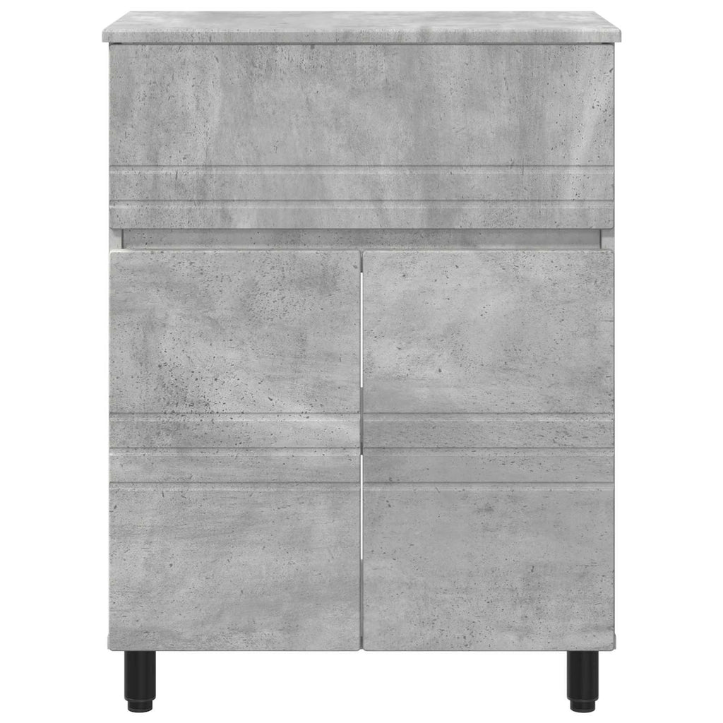 vidaXL Jednostka toaletowa Betonowy szary 60 x 35 x 80 cm