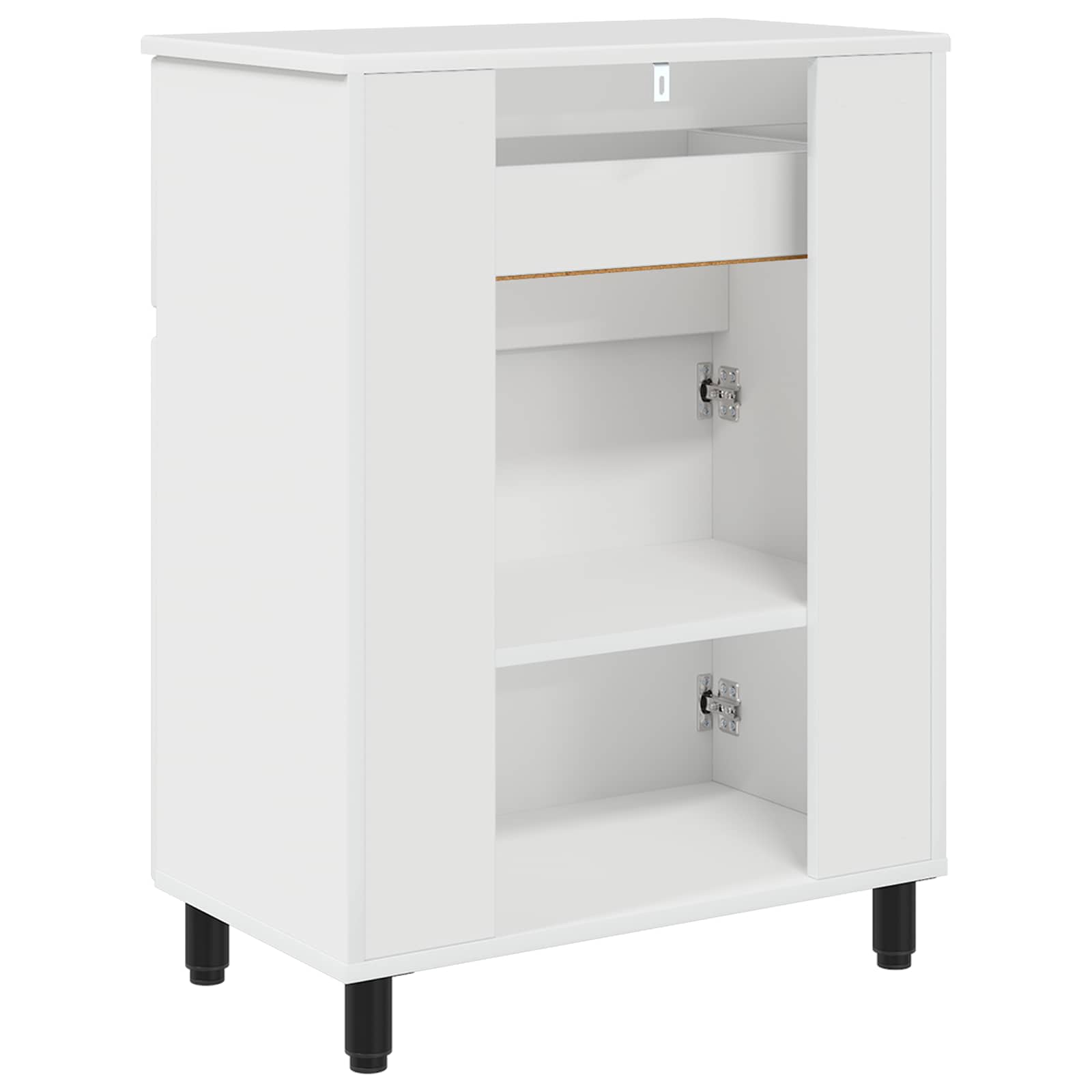 vidaXL Jednostka toaletowa Biały wysoki połysk 60 x 35 x 80 cm