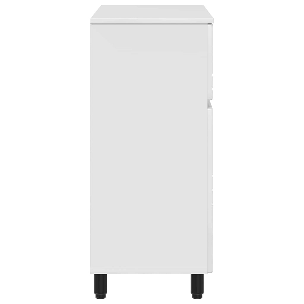 vidaXL Jednostka toaletowa Biały wysoki połysk 60 x 35 x 80 cm