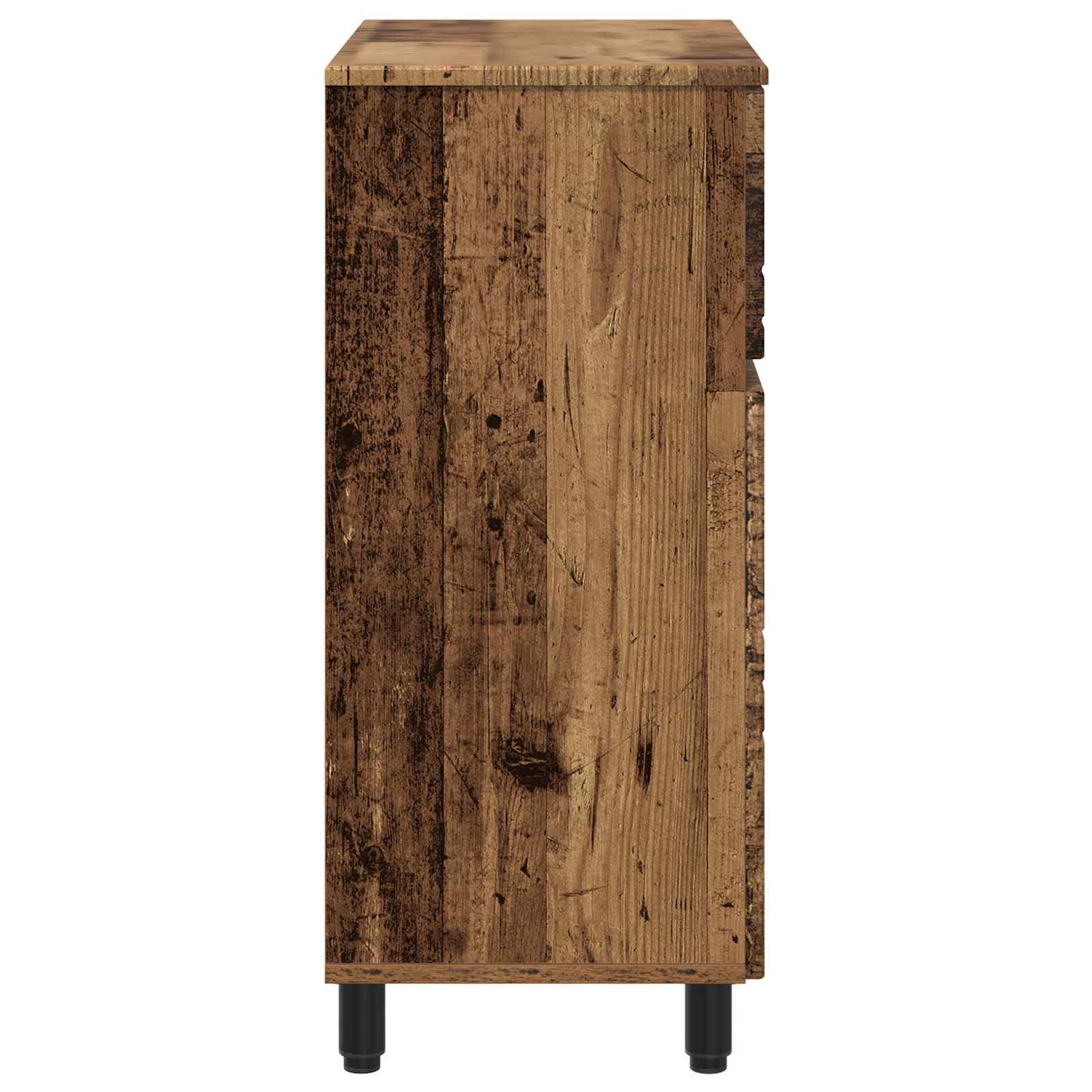 vidaXL Jednostka toaletowa Stare drewno 60 x 35 x 80 cm