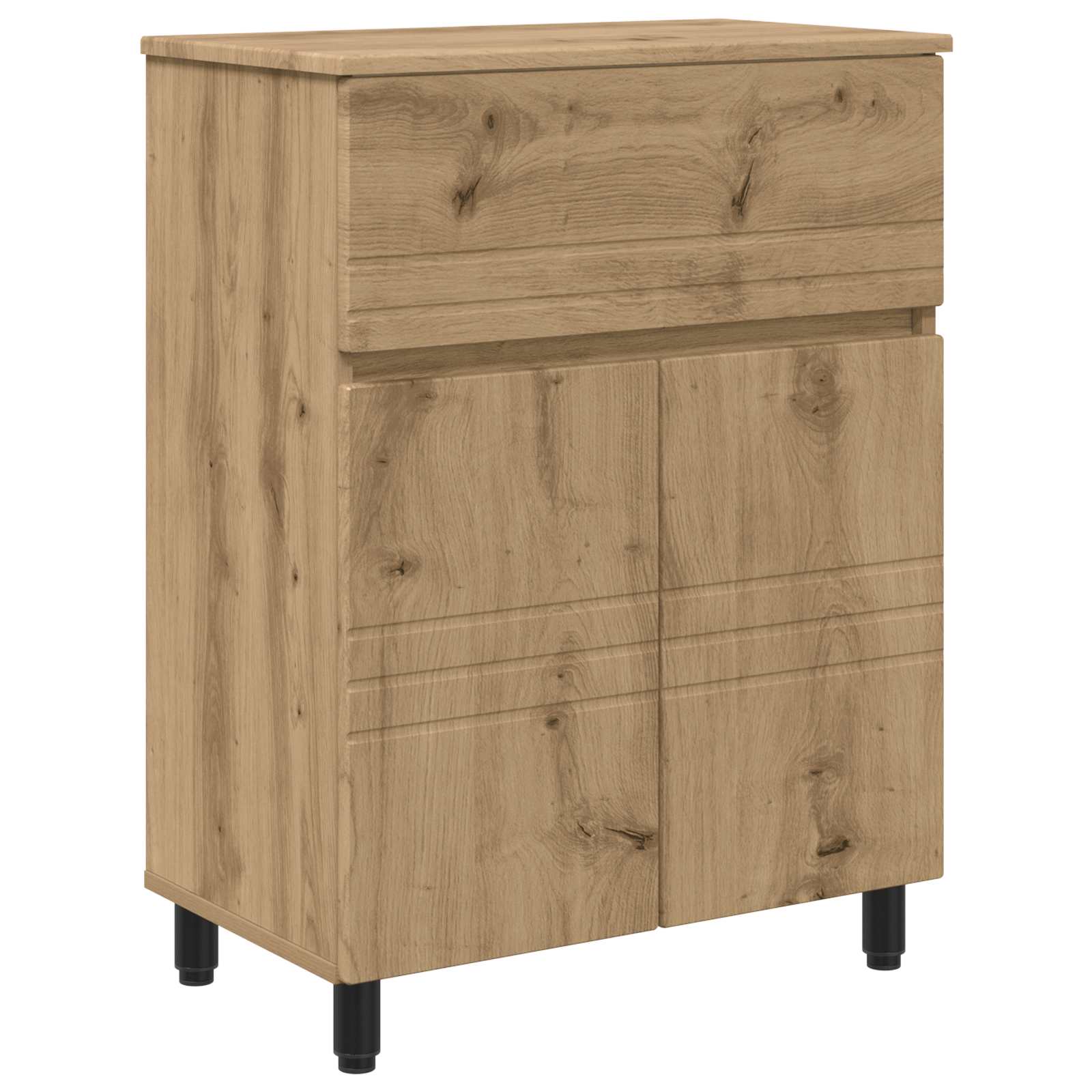 vidaXL Jednostka toaletowa Dąb artisan 60 x 35 x 80 cm