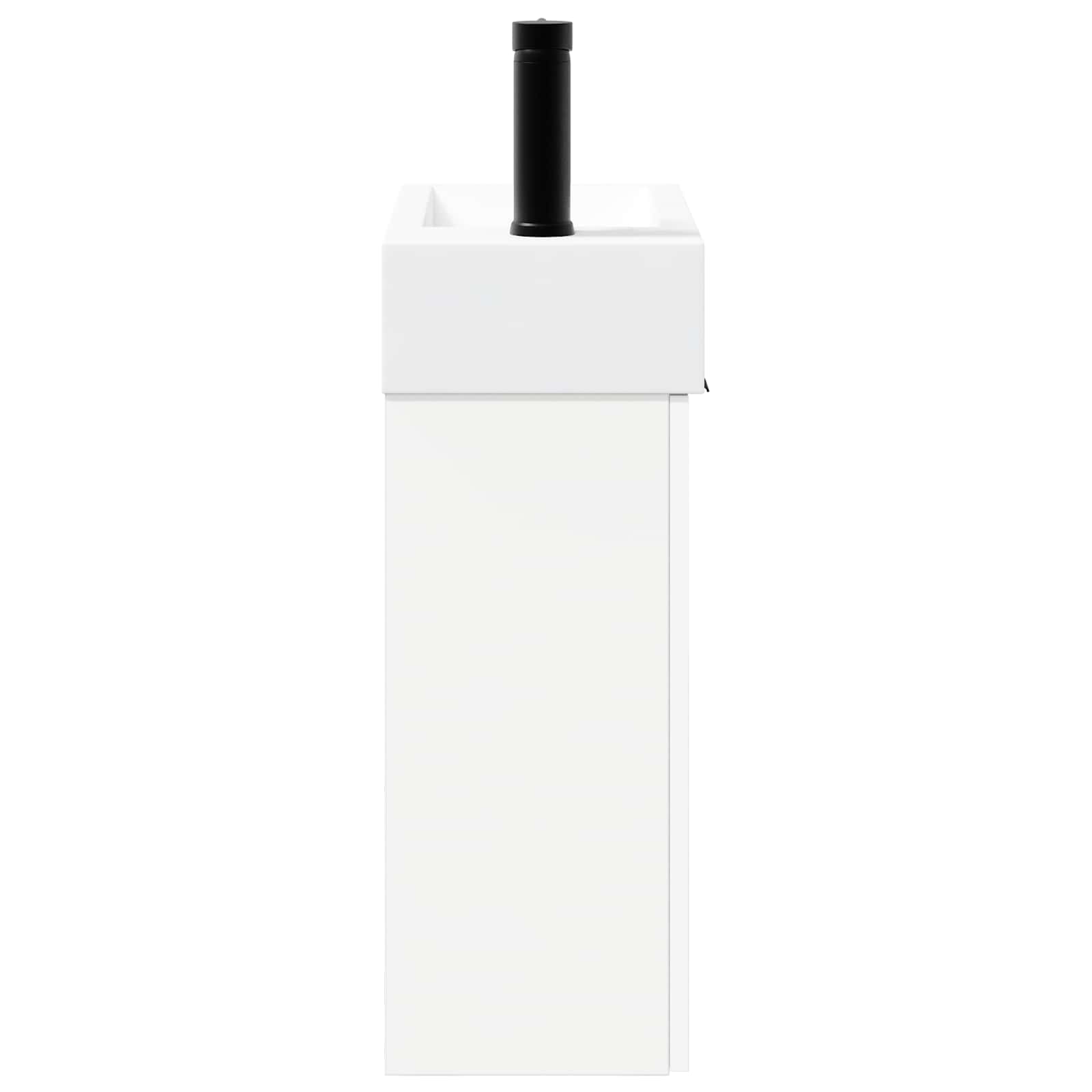 vidaXL Jednostka toaletowa z kranem Biały 45,5 x 22,5 x 84 cm
