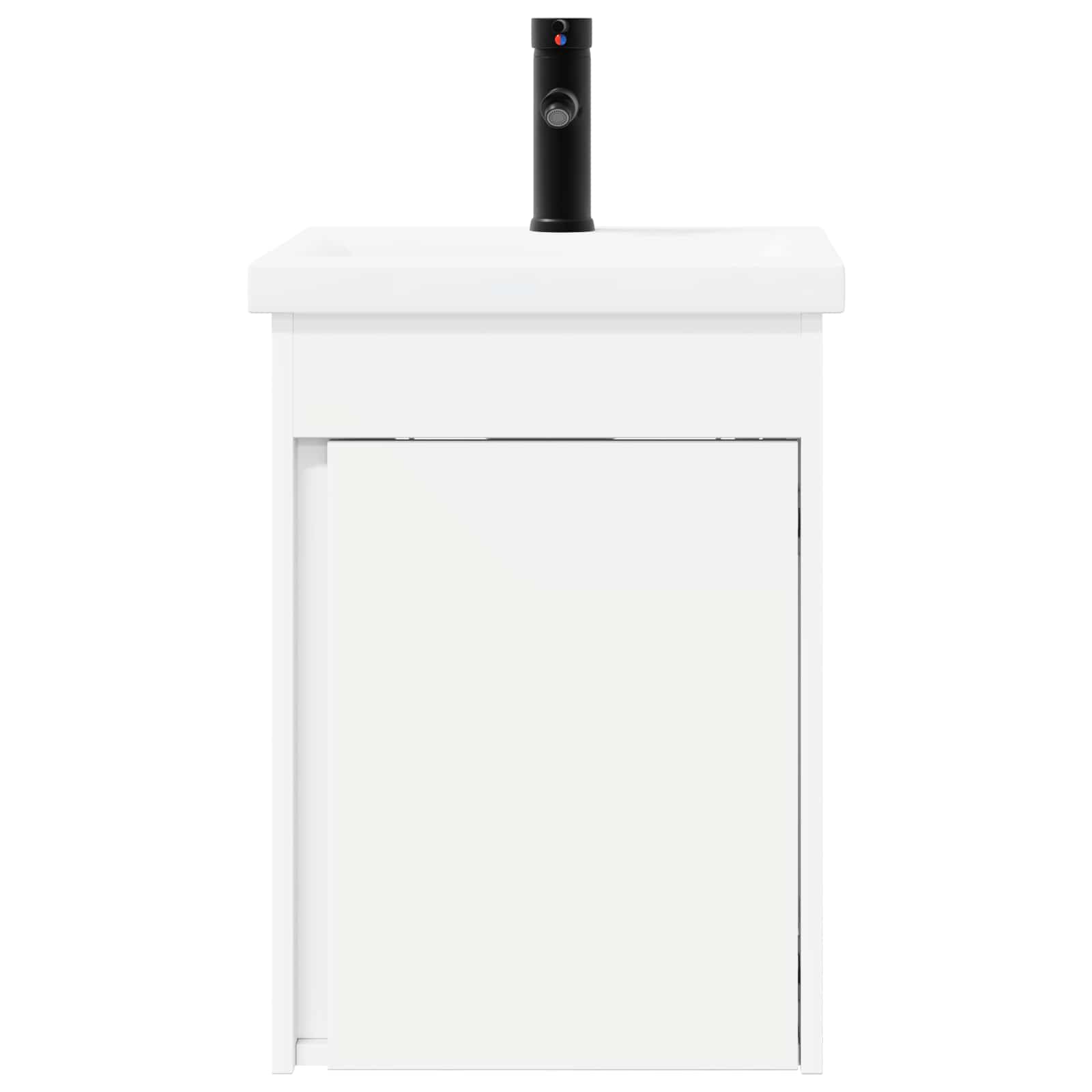 vidaXL Jednostka toaletowa z kranem Biały 42 x 40 x 74,5 cm