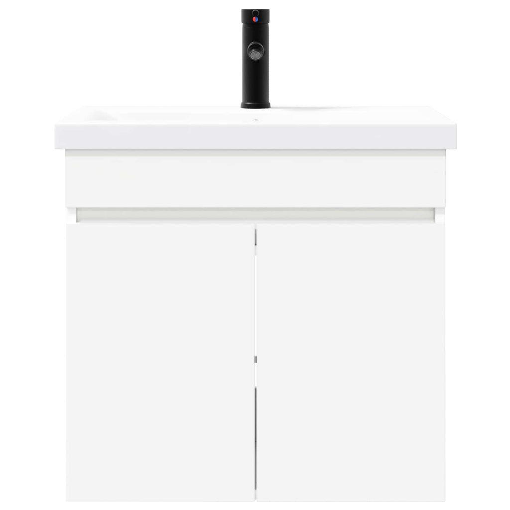 vidaXL Jednostka toaletowa z kranem Biały 61 x 40 x 74,5 cm