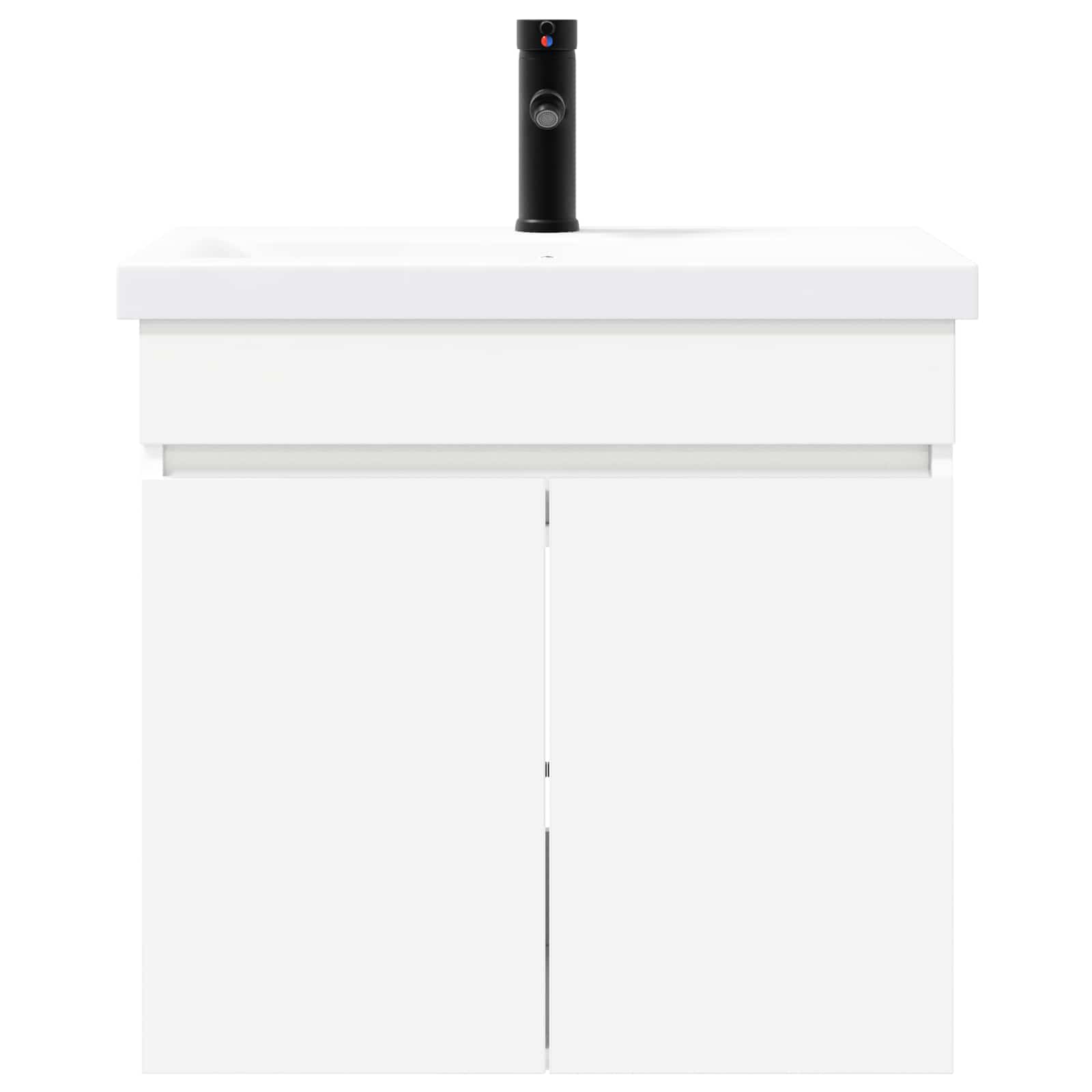 vidaXL Jednostka toaletowa z kranem Biały 61 x 40 x 74,5 cm
