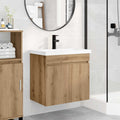 vidaXL Jednostka toaletowa z kranem Dąb artisan 61 x 40 x 74,5 cm